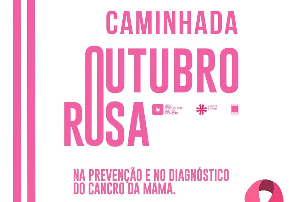 Caminhada pela prevenção e sensibilização do cancro da mama